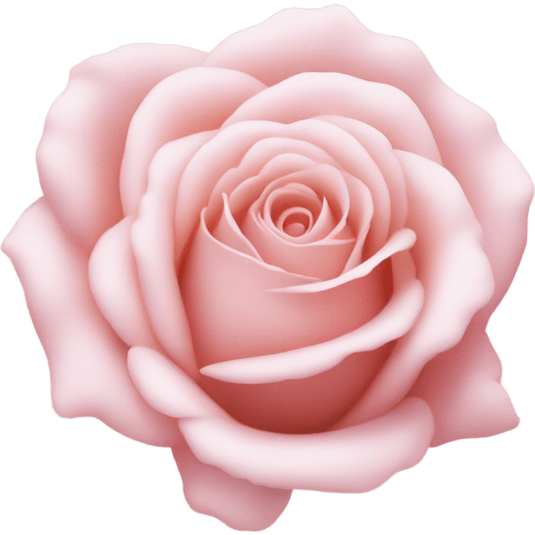 light pink rose  emoji