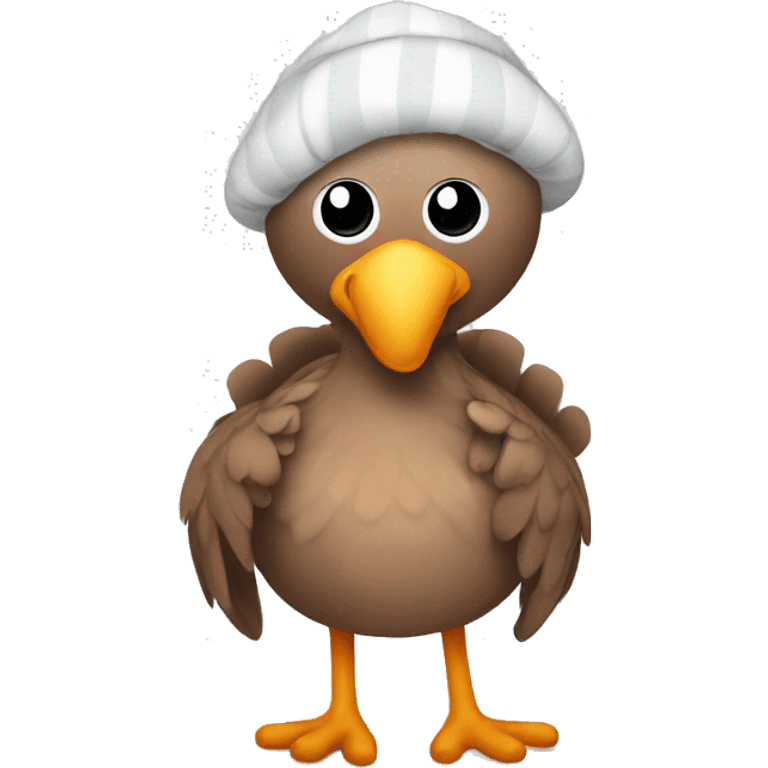 Turkey in pajamas emoji