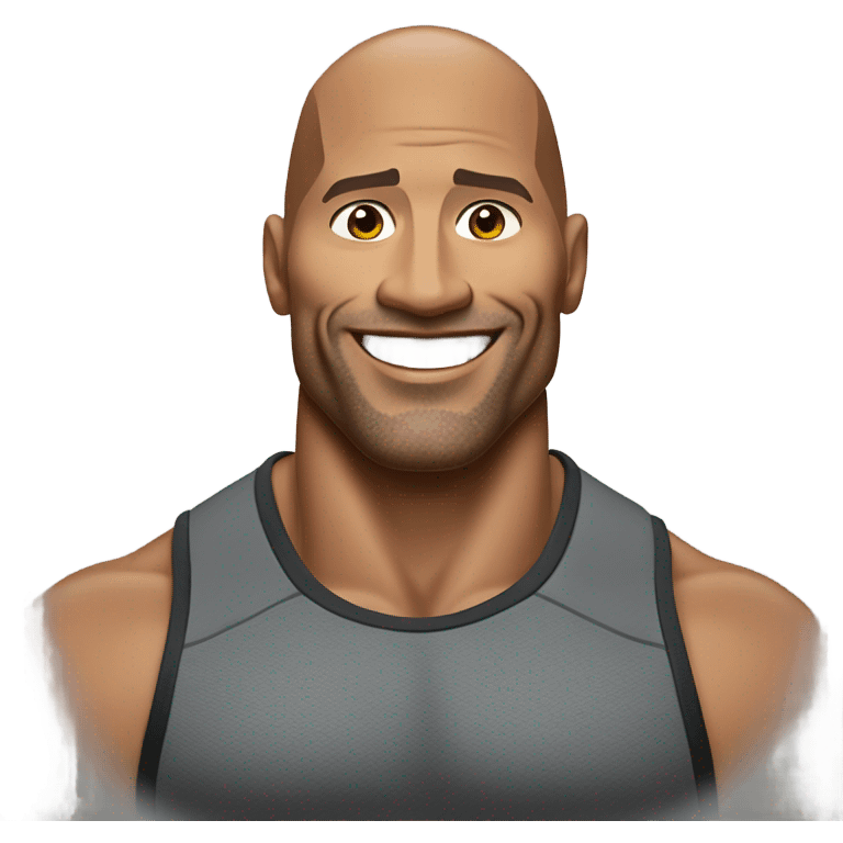 Dwayne Johnson emoji