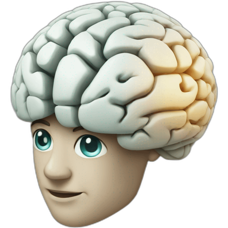 Brain artificial intelligence emoji