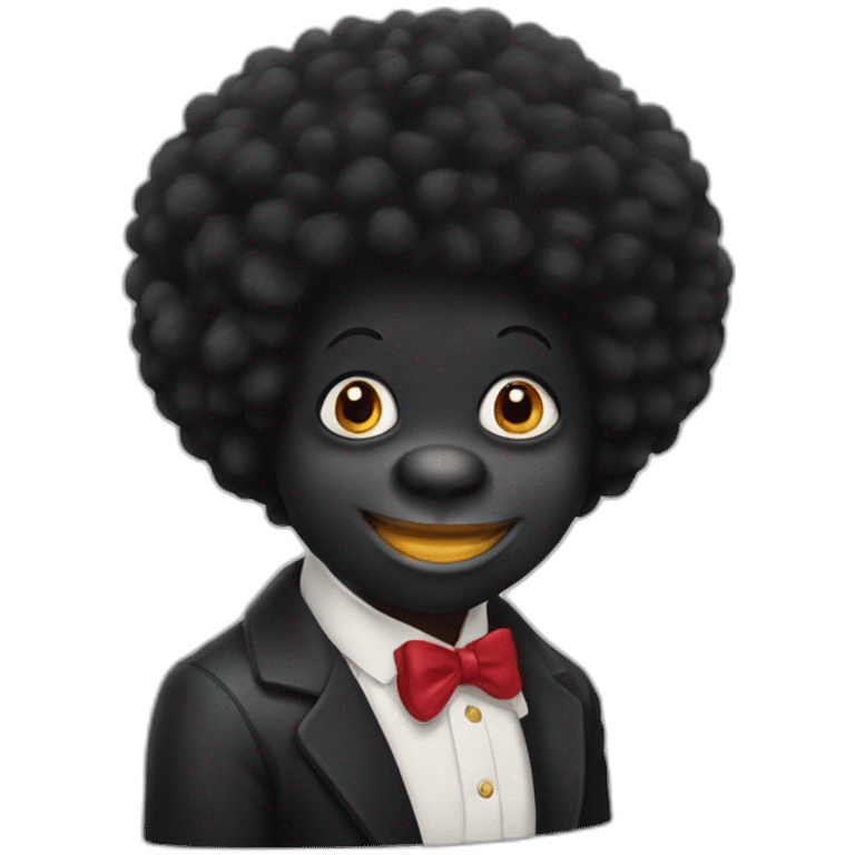 Golliwog is a monkey emoji