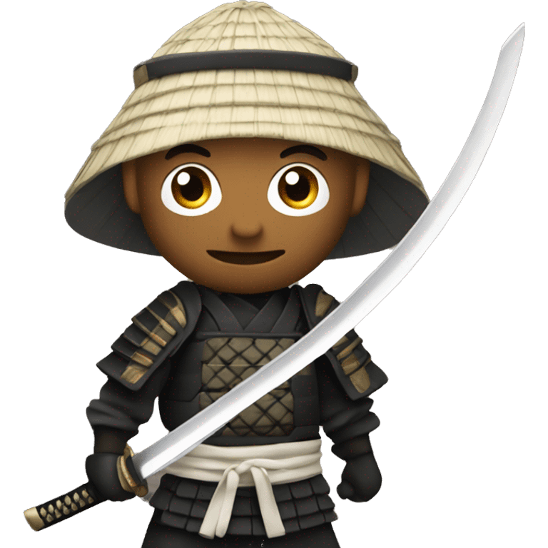 samurai with katana emoji