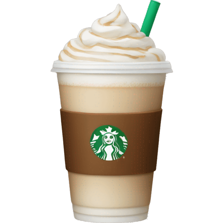 Aesthetic Starbucks latte emoji