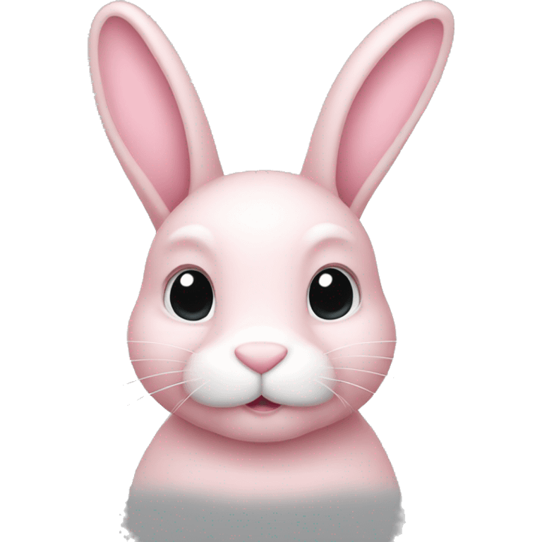 Light pink bunny emoji