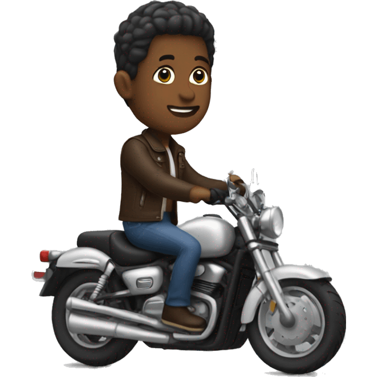 Me on a motorcycle emoji