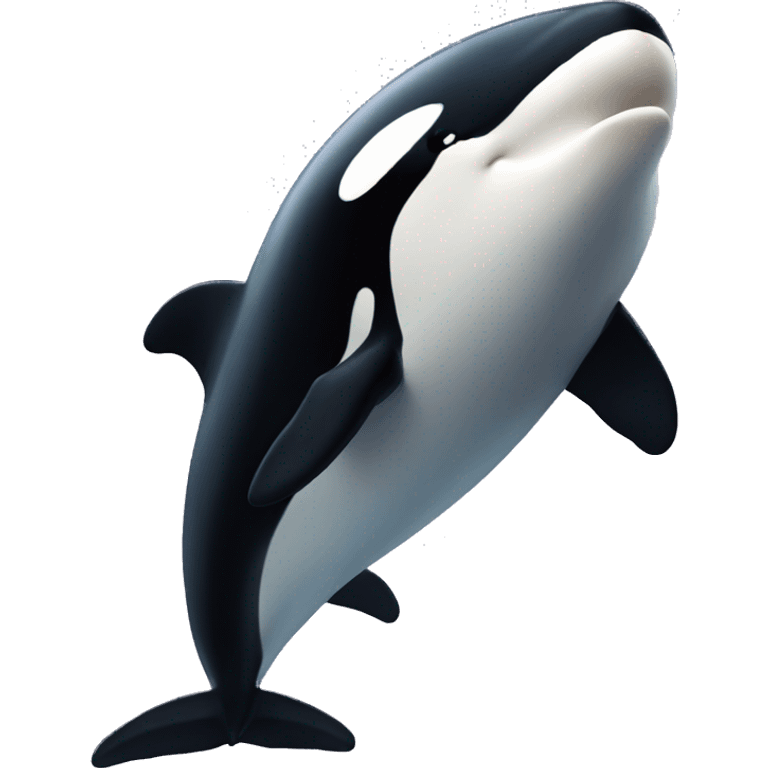 Orca whale  emoji