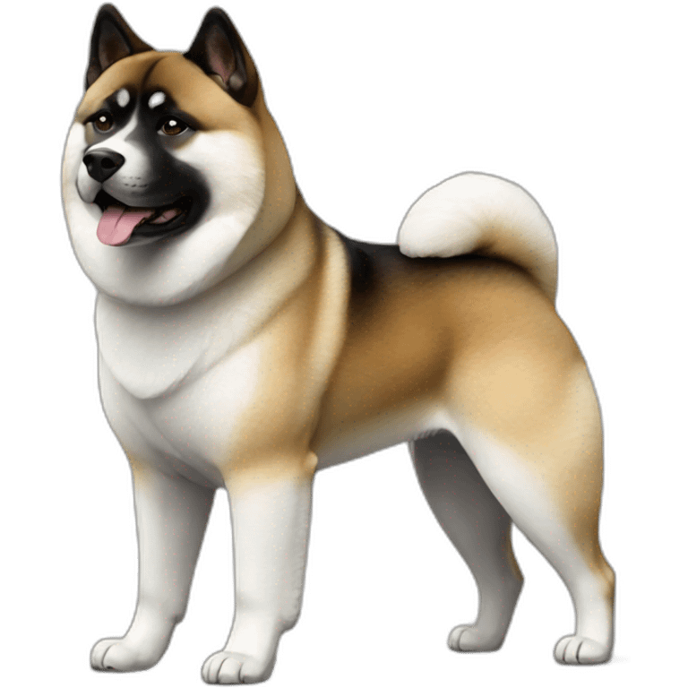 american akita ful height emoji