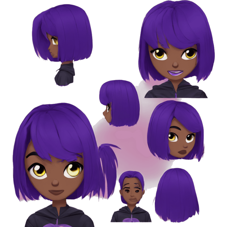 Teen Titans go raven cute emoji