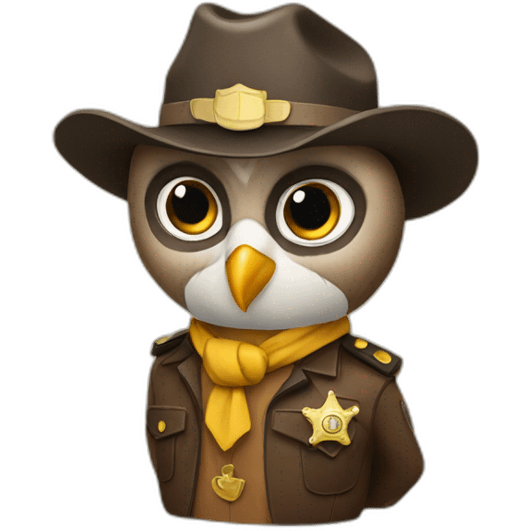 Owl Sheriff emoji