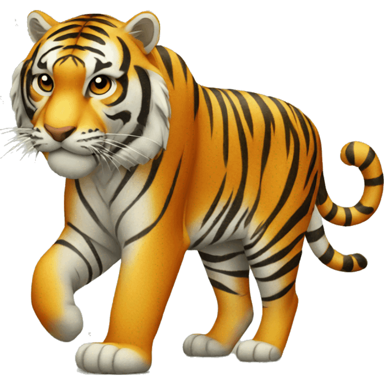 tiger walking emoji