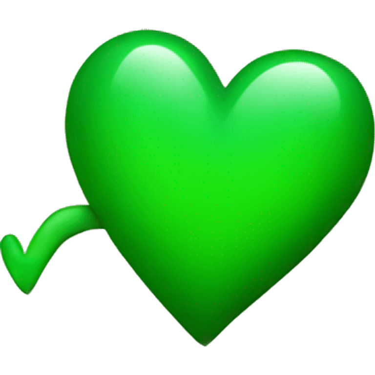 Green heart  emoji