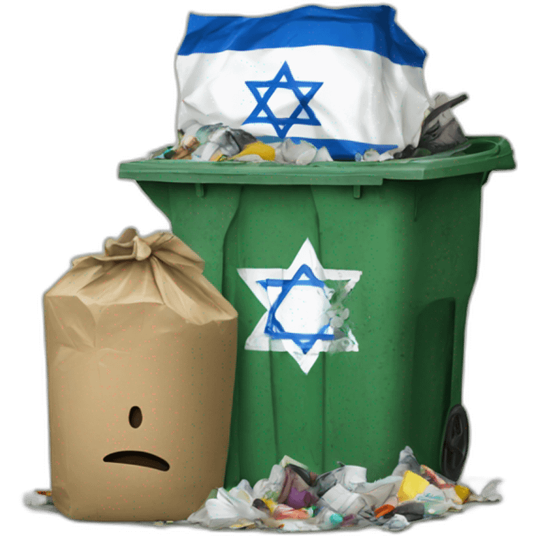 Israel in Trash emoji