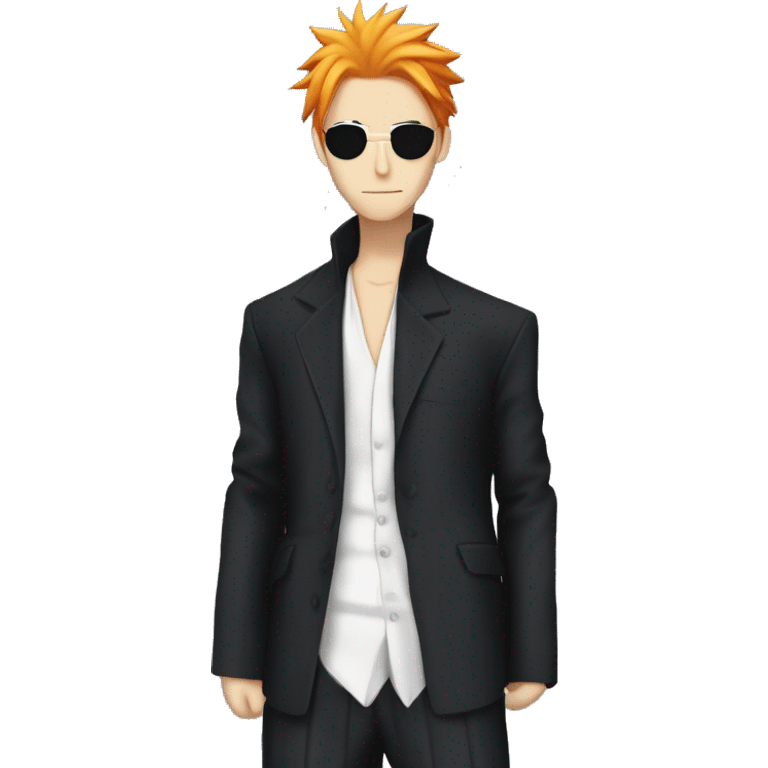 Ichigo Kurosaki wearing expensive clothes emoji