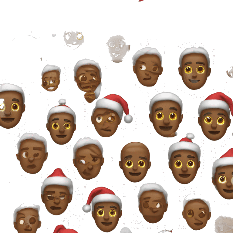 christmas in brown emoji