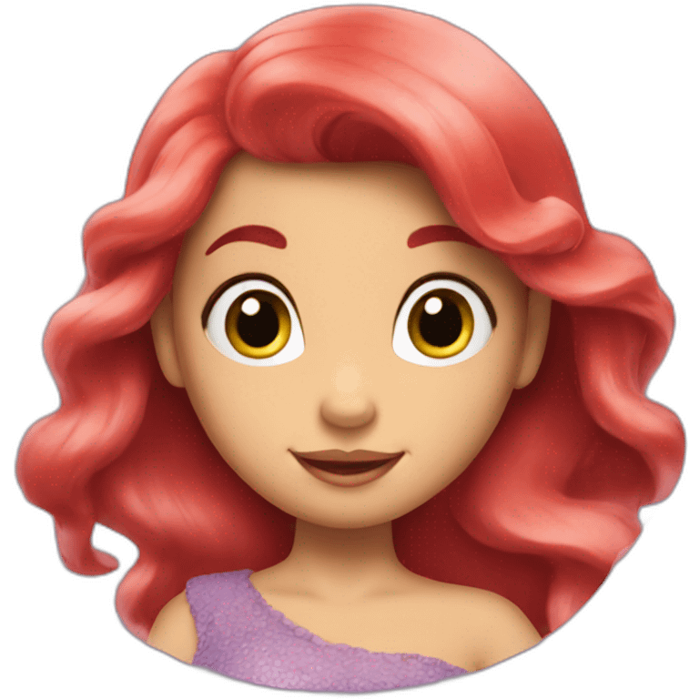 the little mermaid emoji