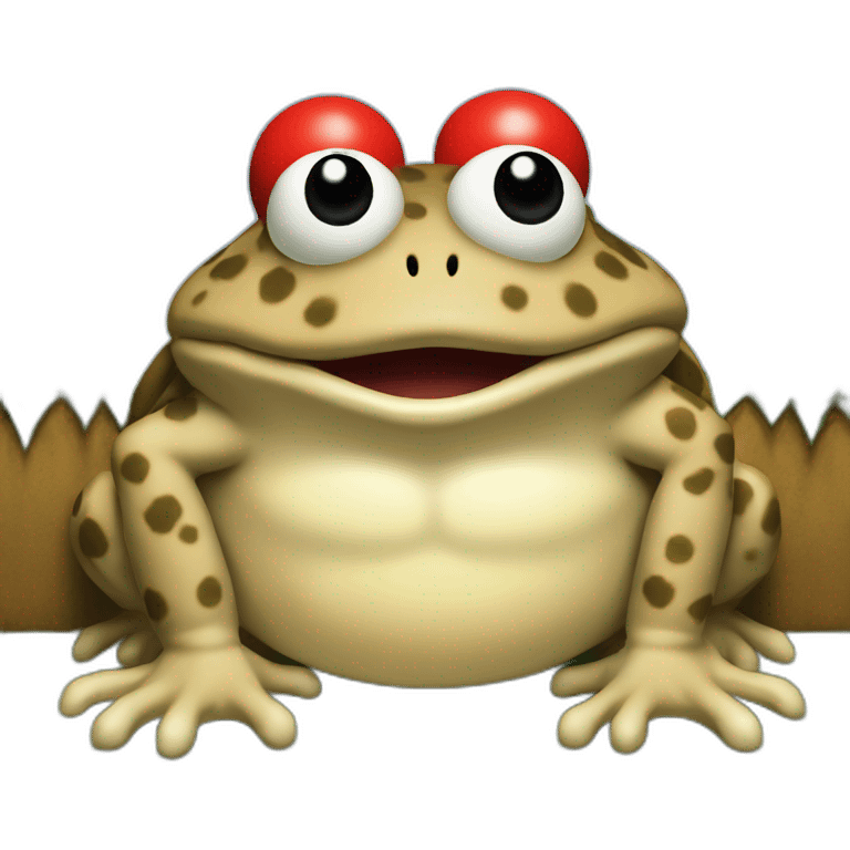 Toad in Super Mario Brothers emoji