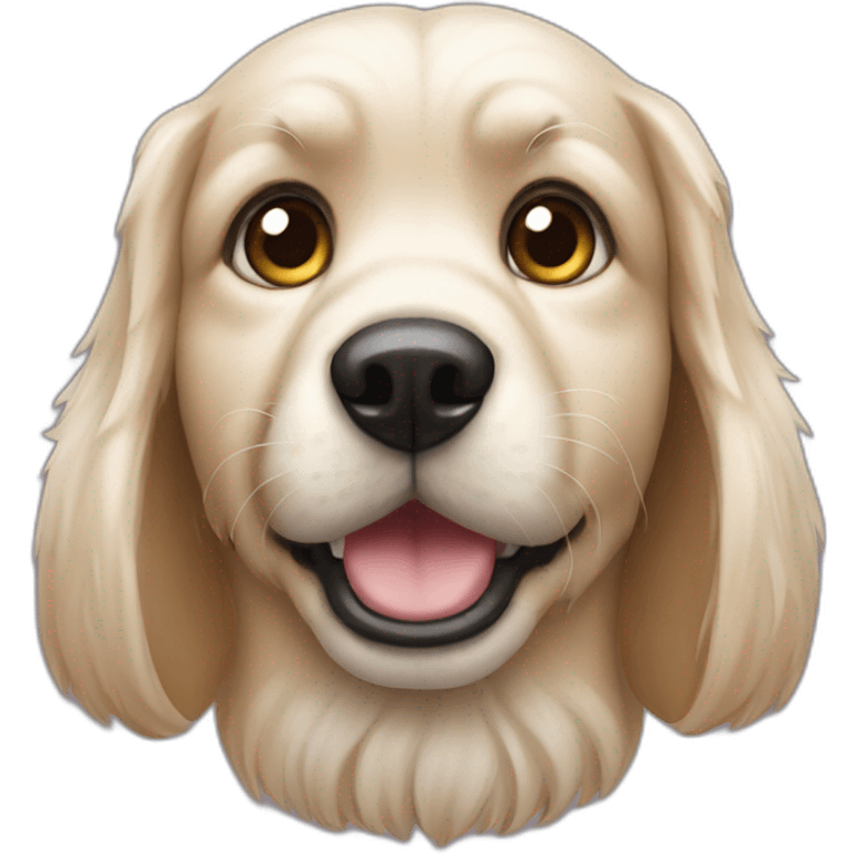 chien sur un chat emoji