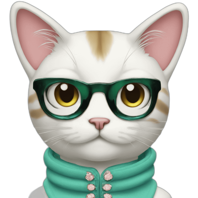 Miumiu fashionable cat emoji