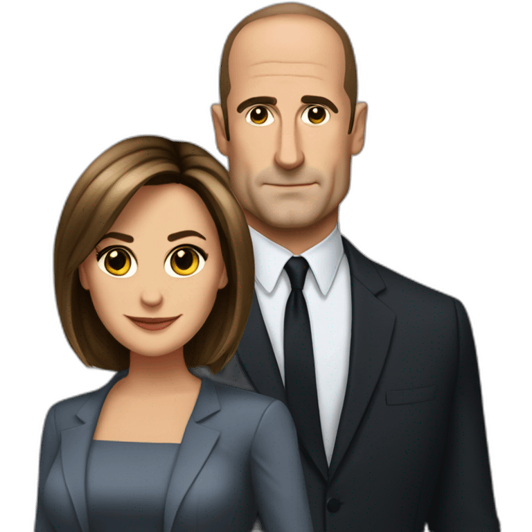 Olivia Benson and Elliot Stabler emoji