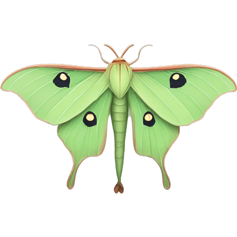 Luna moth  emoji