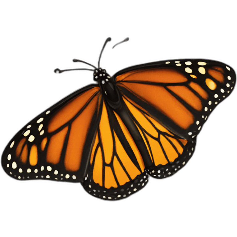 monarch butterfly emoji