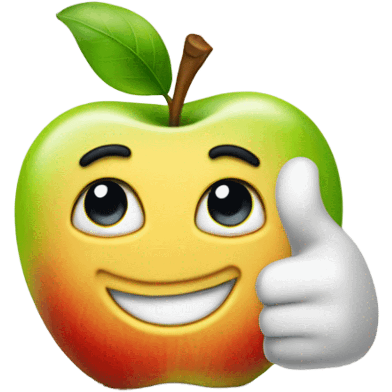 Thumbs up apple emoji