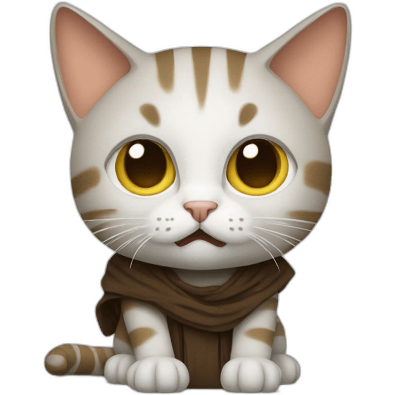 cat is jedi emoji