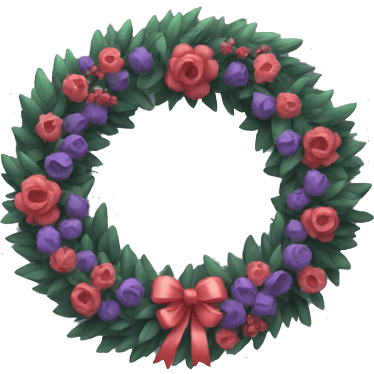 wreath emoji