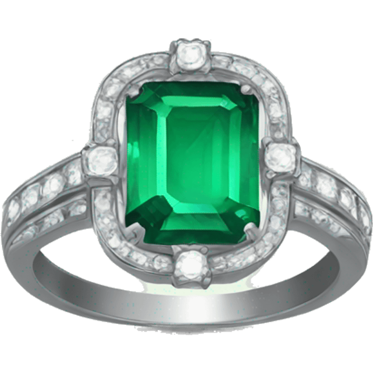 Emerald ring emoji