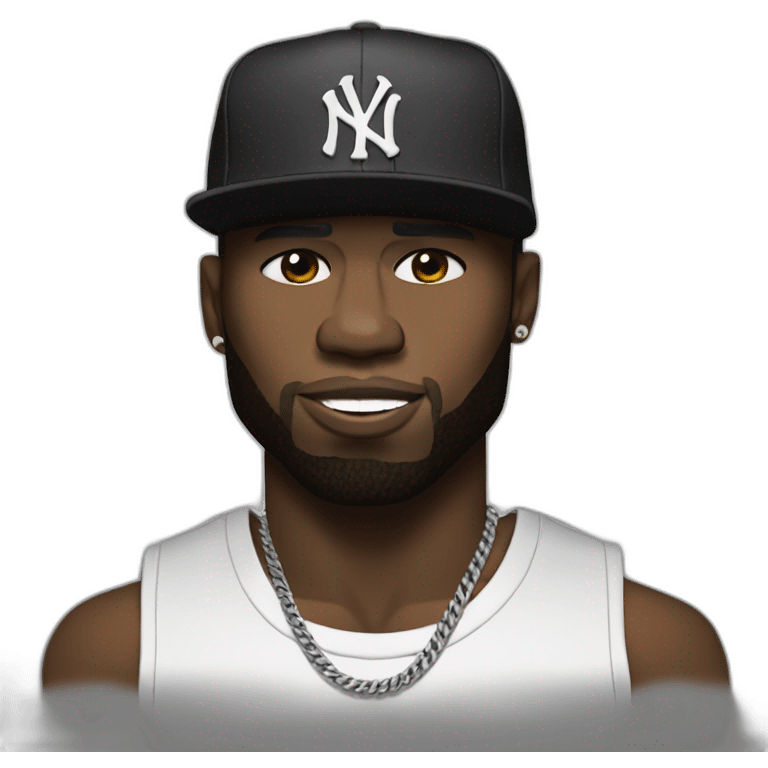 rapper 50 CENT emoji