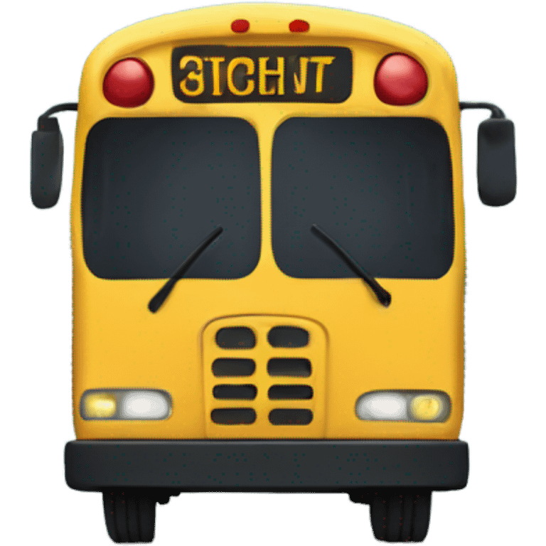 A really long bus emoji emoji