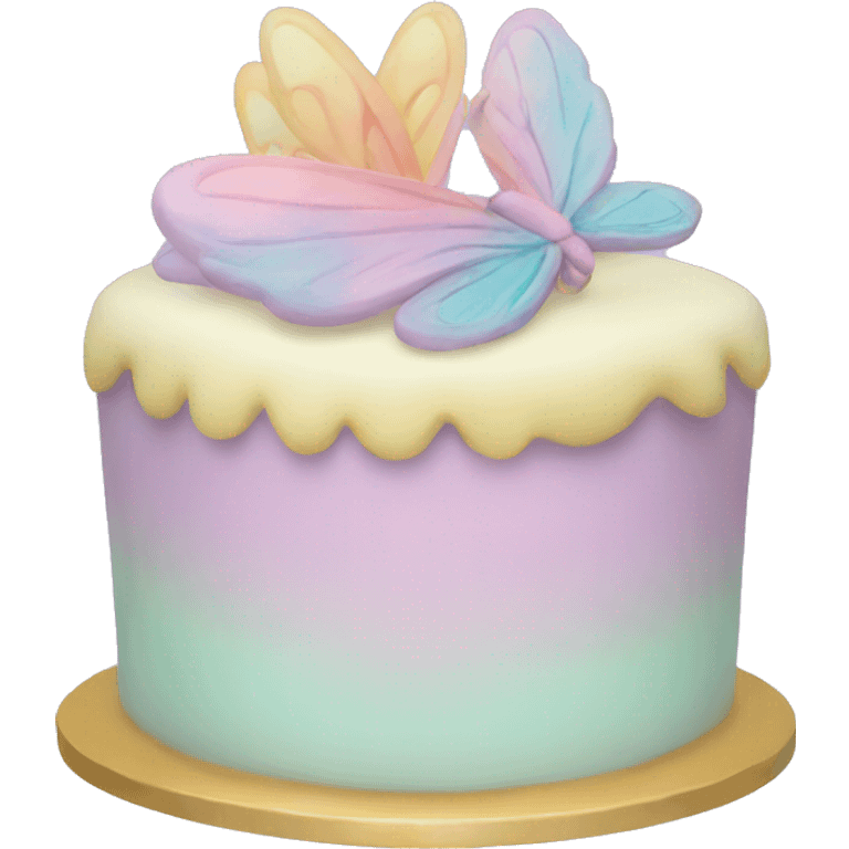 Fairy pastel cake emoji