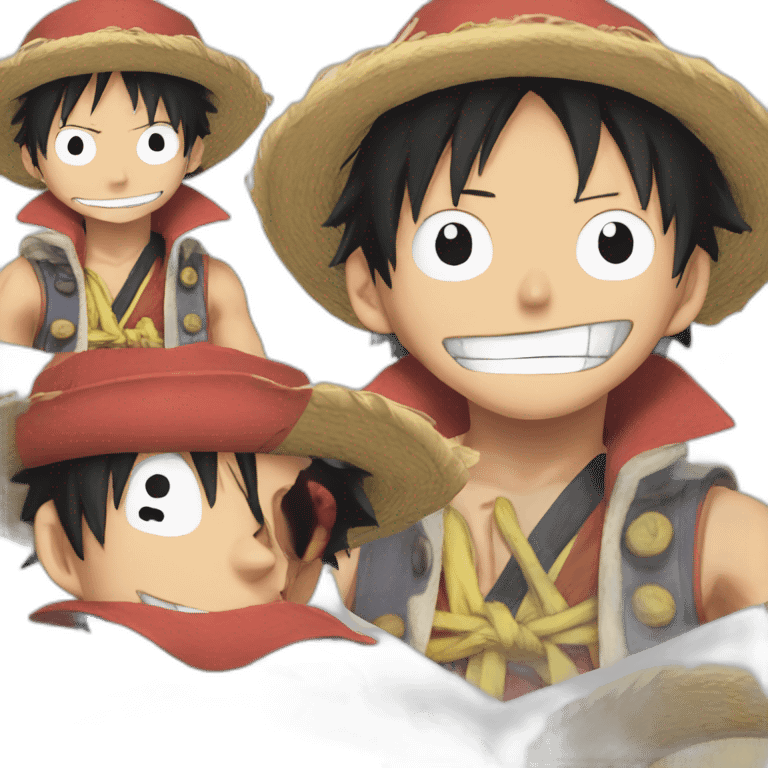 one piece luffy emoji