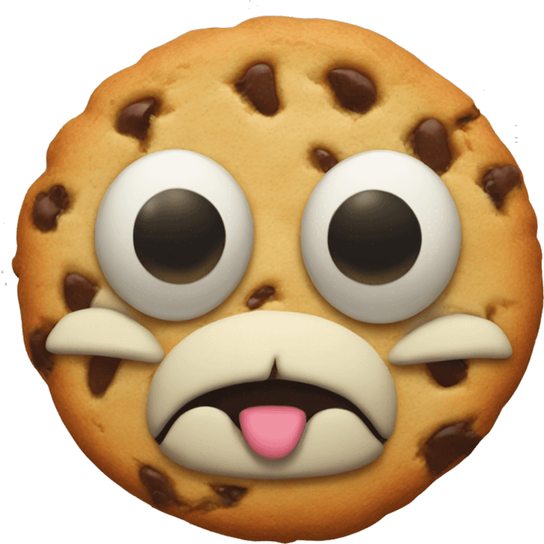 Cat Cookie face Monster emoji