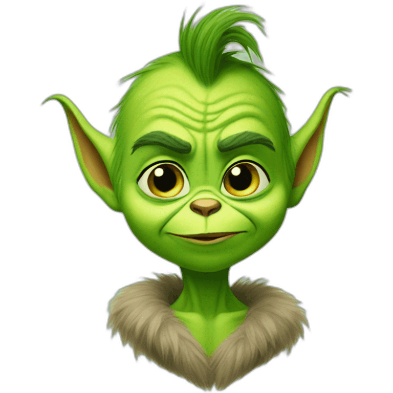 Baby grinch emoji