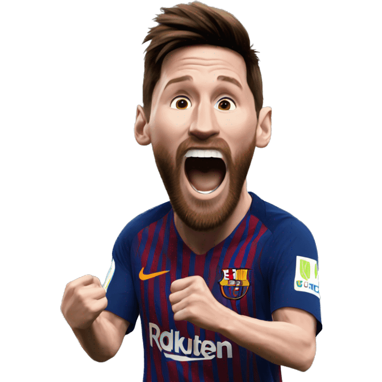 Messi-celebration emoji