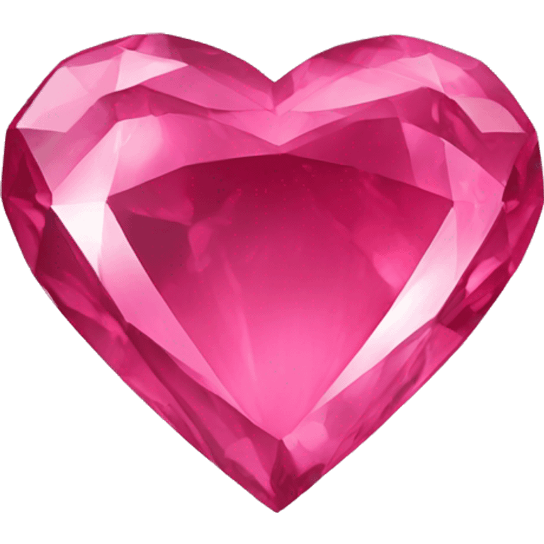 pink tourmaline heart emoji