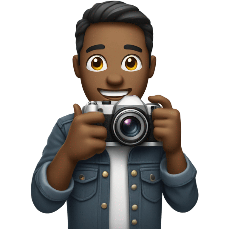 Photographer saying thank you  emoji