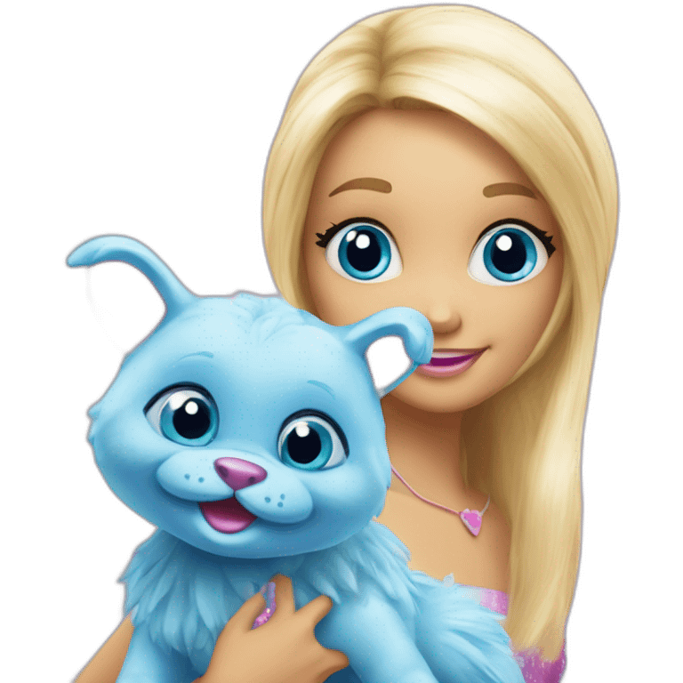 bibble blue creature from barbie fairytopia emoji