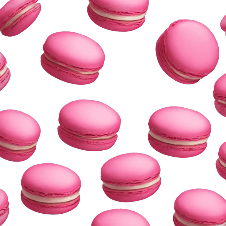 pink macaroon emoji