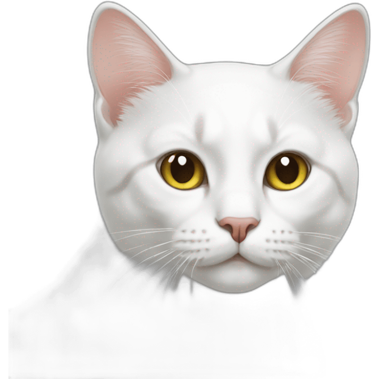 cat white emoji