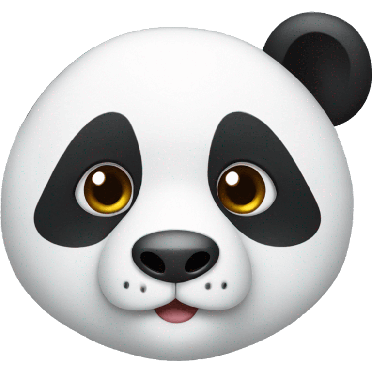 panda with cute eyes emoji