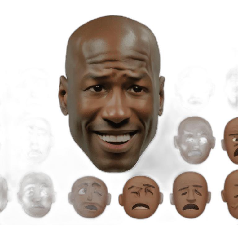 Crying Michael Jordan meme emoji