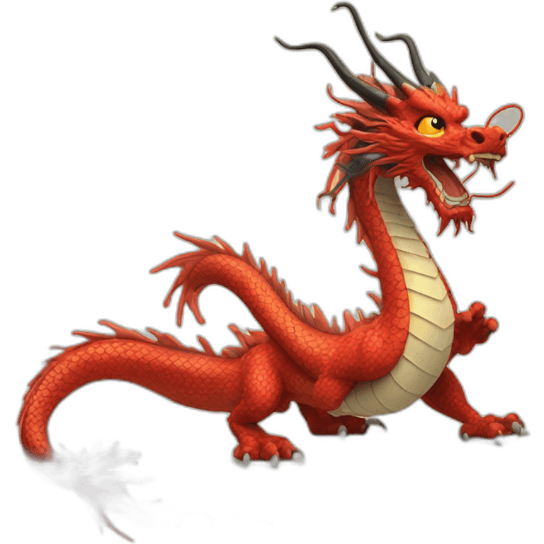 long long Chinese dragon emoji