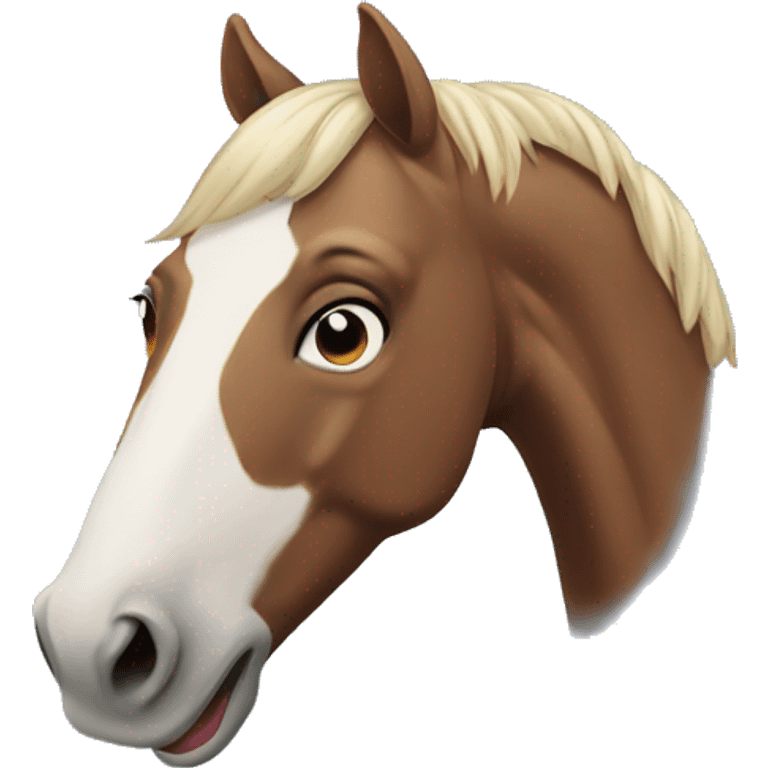 Horse jumoing emoji