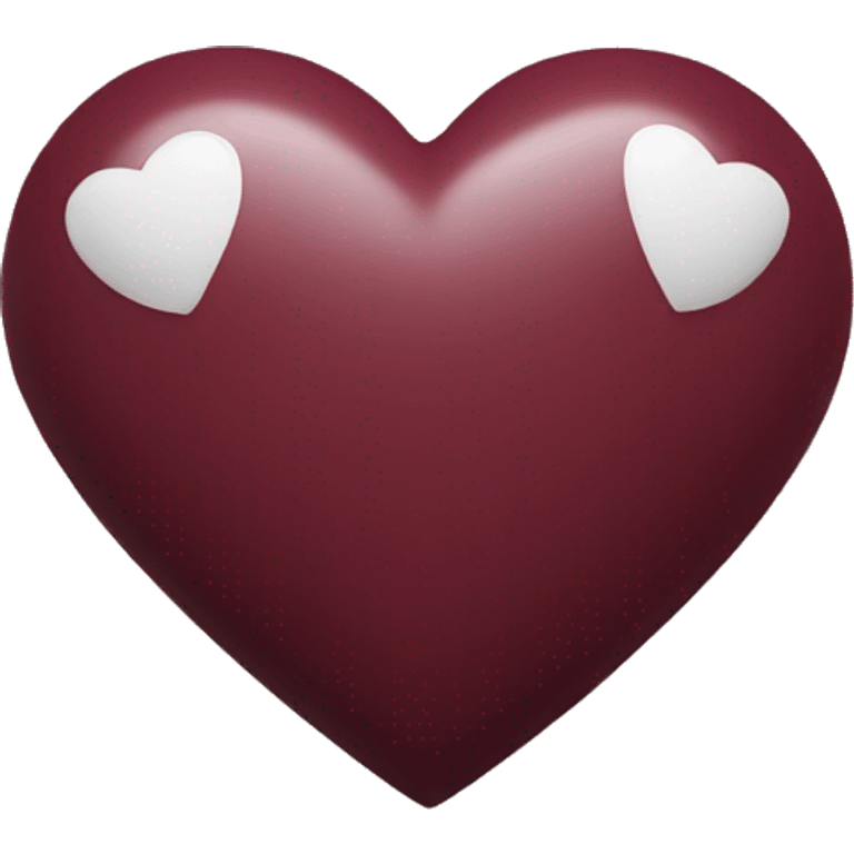 Maroon heart emoji