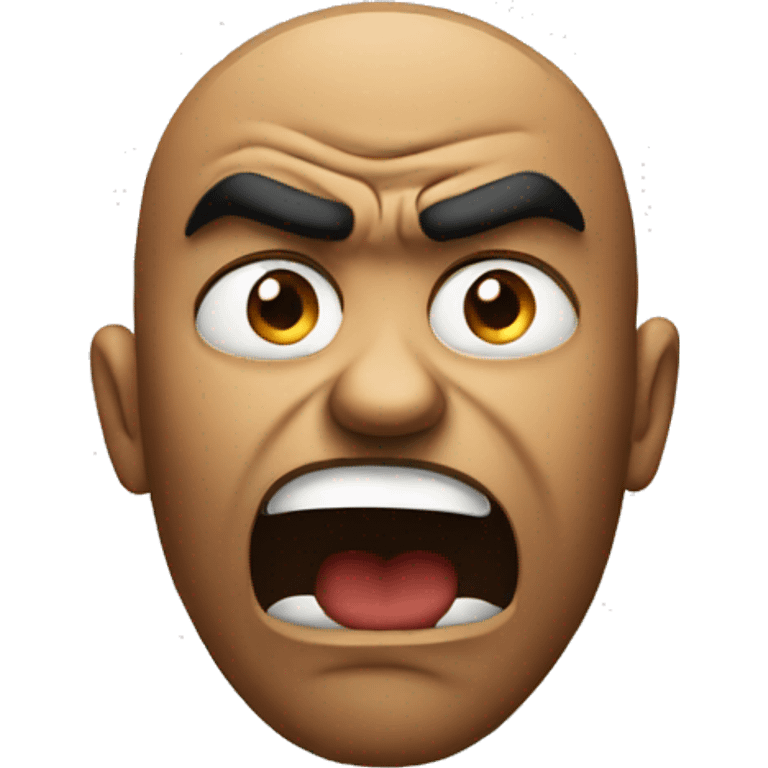 Angry face emoji emoji