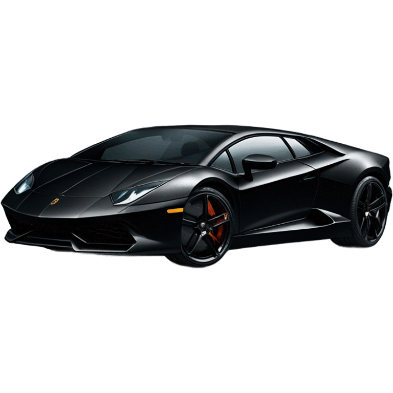 lamborghini black emoji