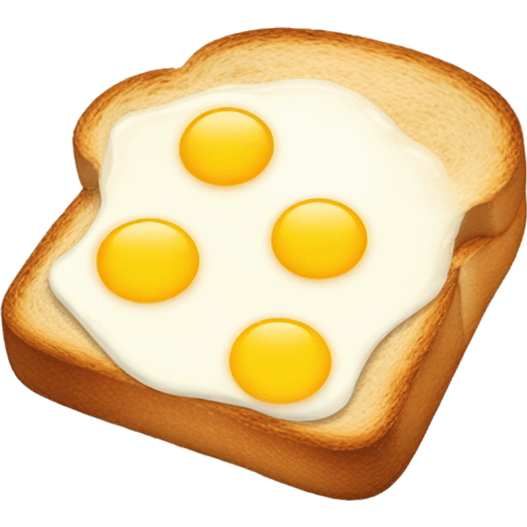 toast with egg  emoji