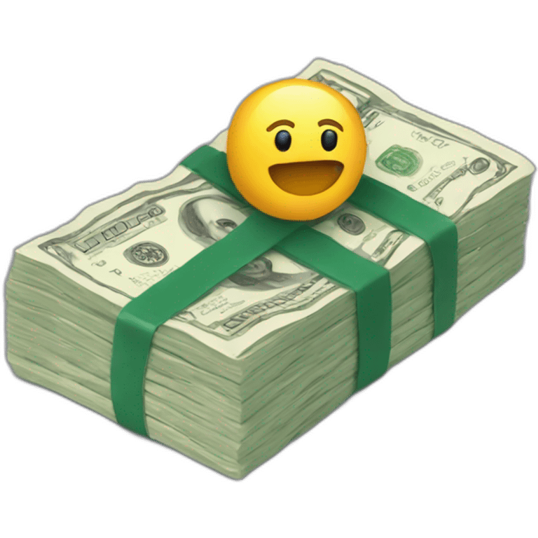 money in huge case emoji